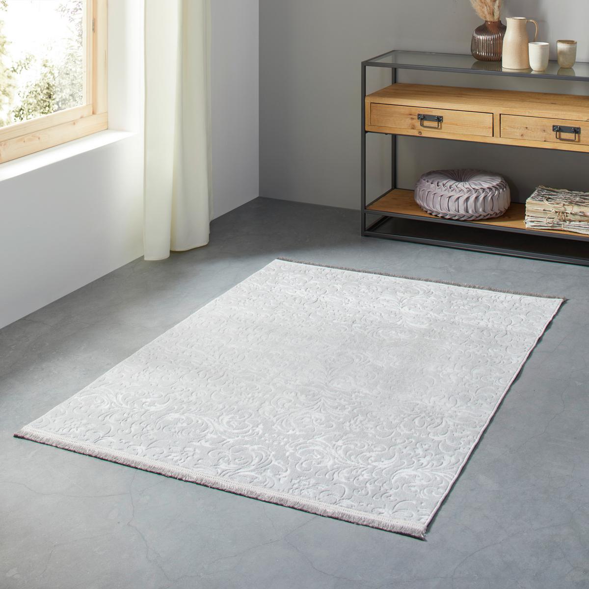 TKANÝ KOBEREC Daphne 3, 150/220cm, sivá - sivá, Modern, textil (150/220cm) - Modern Living