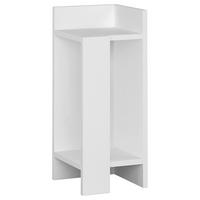 Nachttisch Elos Nachttisch Rechtes Modul - Weiß, Design, Holzwerkstoff (27/60/25cm) - Livetastic