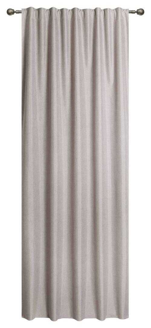 Vorhang Mit Band Ohio 140x245 Cm Hellbraun - Hellbraun, ROMANTIK / LANDHAUS, Textil (140/245cm) - James Wood