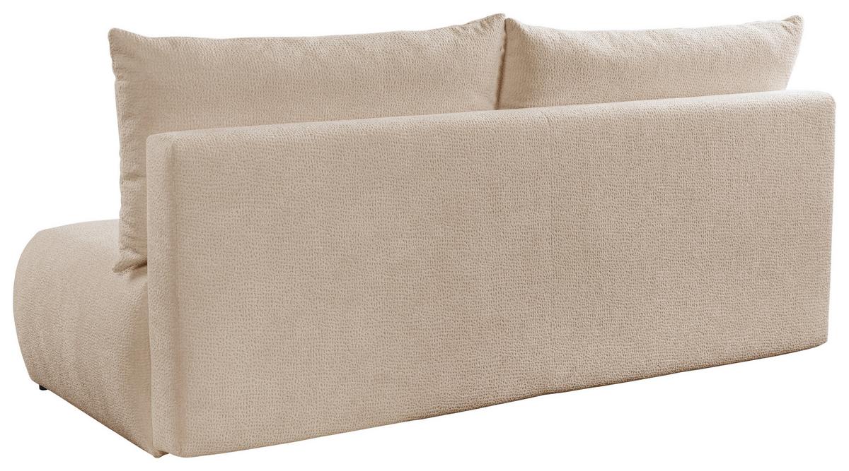 Schlafsofa Milo, Beige B: 209 Cm - Beige/Creme, Design, Holz/Holzwerkstoff (209/100/103cm) - MID.YOU