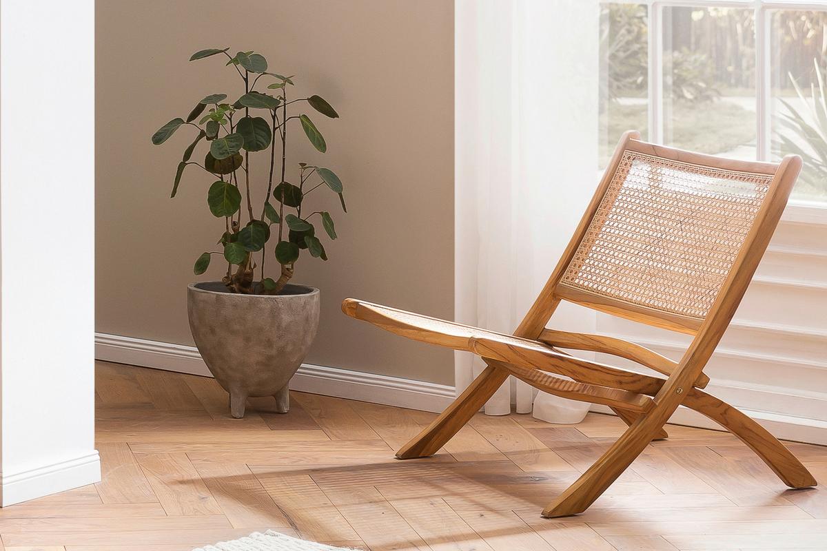 STUHL Naturfarben B: 65cm - Naturfarben, Design, Holz (65/75/83cm) - MID.YOU