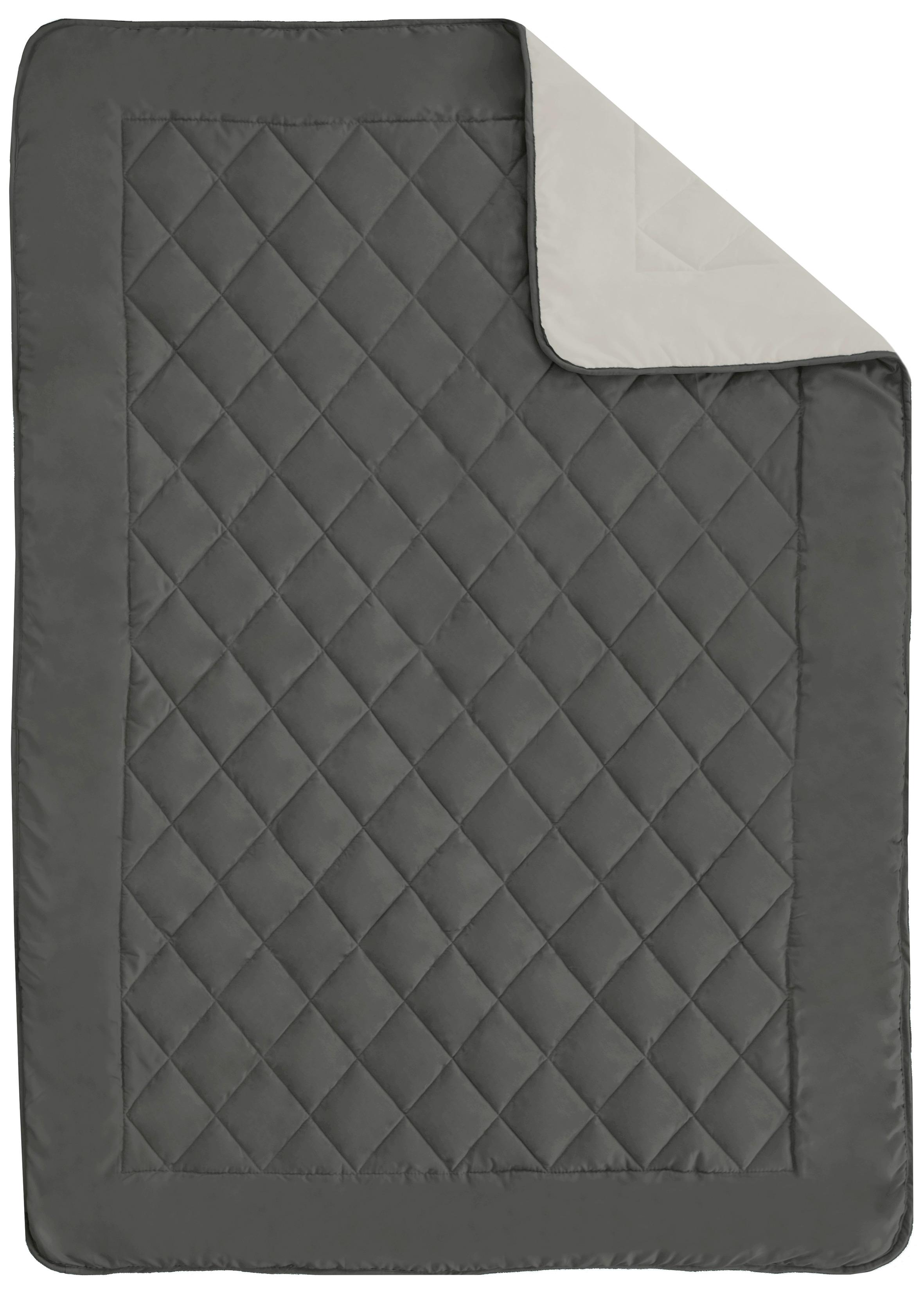 Prosívaná Přikrývka Nici Wende, Š/d: 135/140-200cm - šedá/šedohnědá, Konvenční, textil (135-140/200cm) - Modern Living