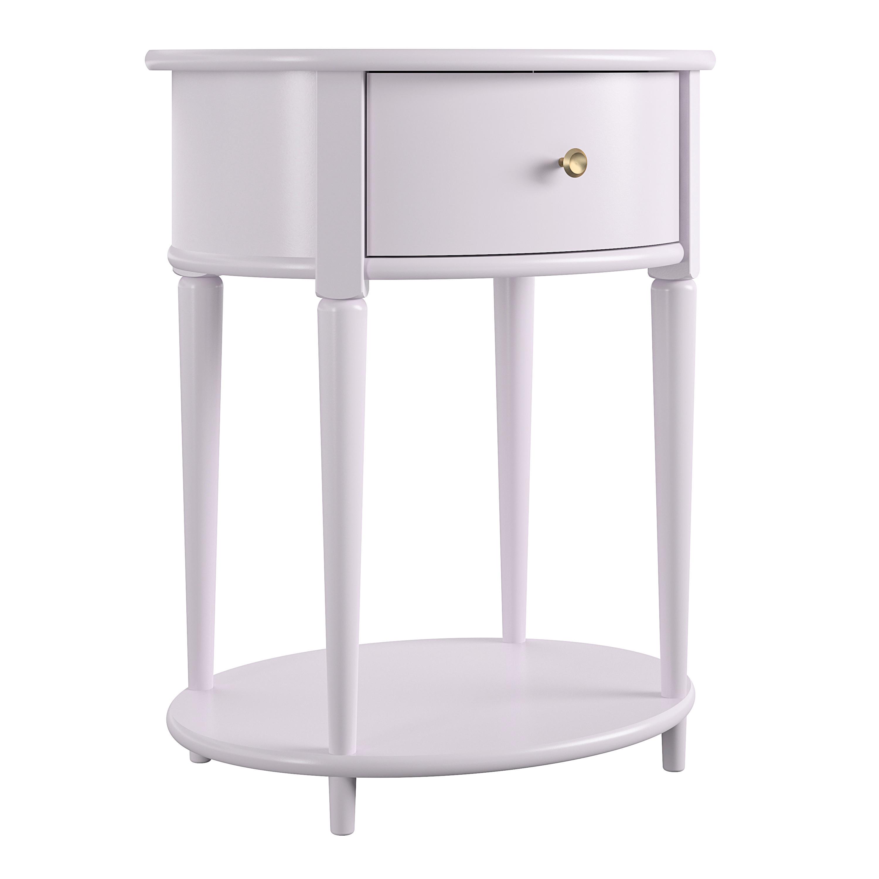 BEISTELLTISCH Aurora Lila B: 55 cm - Lila, Design, Holzwerkstoff (55/45/66cm) - MID.YOU