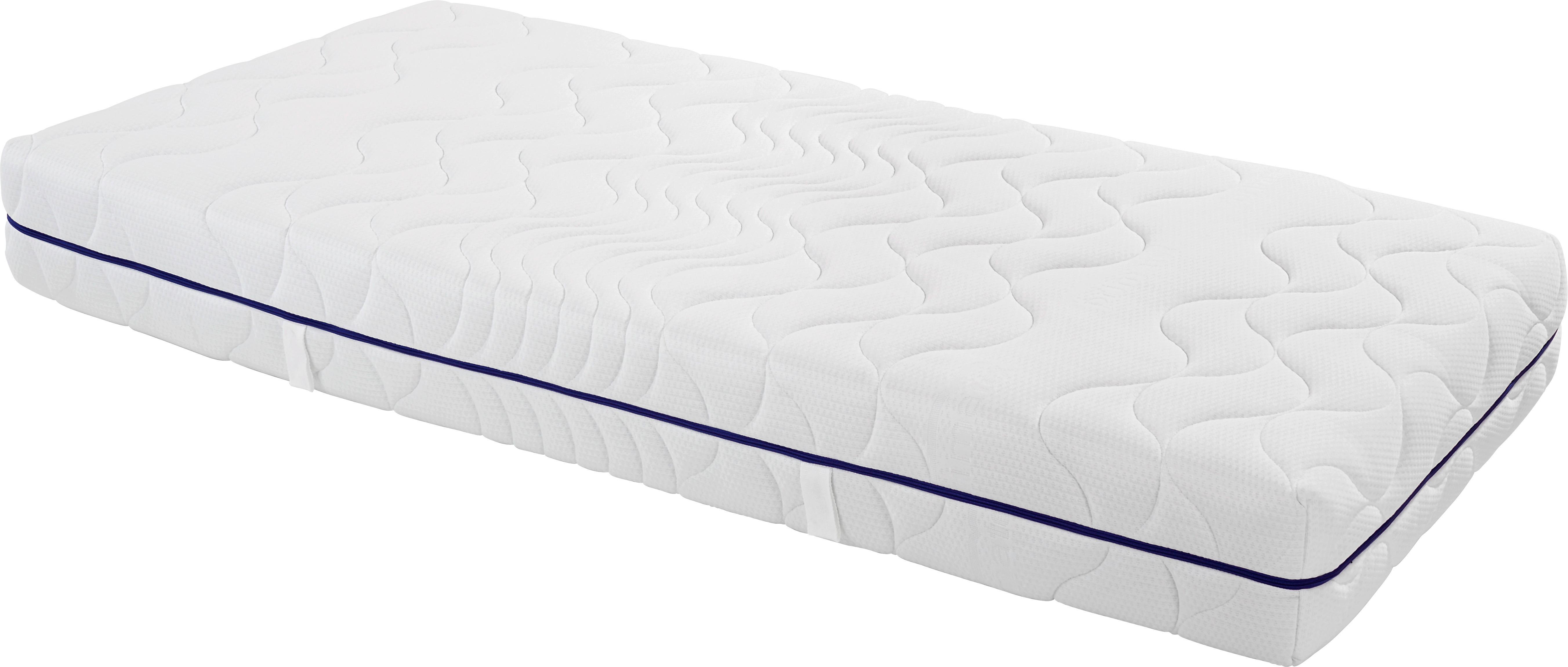 Komfortschaummatratze Ergo Duo 80x200 cm H3 H: 22 cm - Weiß, Textil (80/200cm) - Primatex