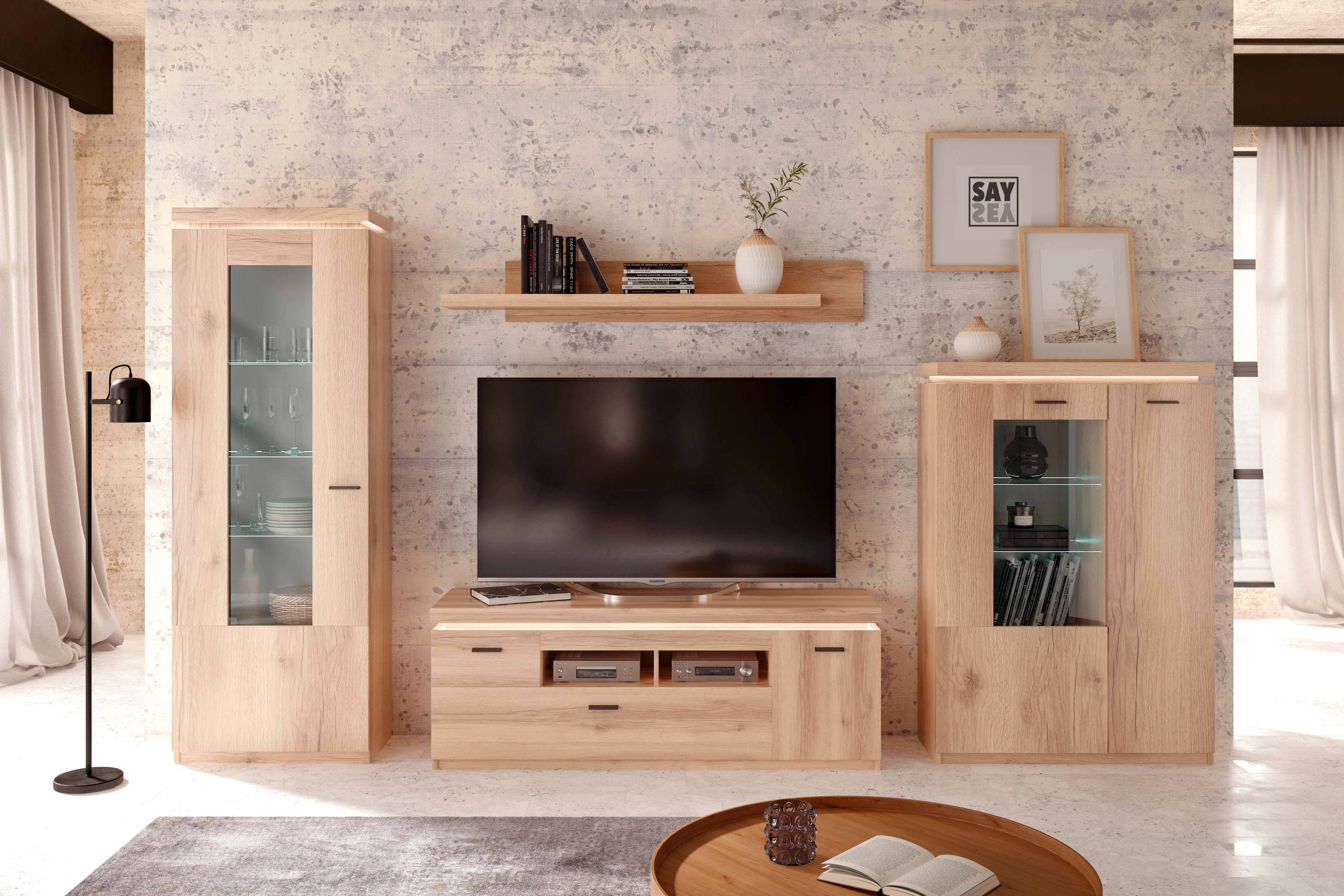 Vitrine VANCOUVER mit LED-Beleuchtung