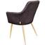 Stuhl Betty Lederlook Anthrazit - Anthrazit/Braun, MODERN, Textil/Metall (51/86/55cm) - Ombra Stuhl Betty Lederlook Anthrazit - Anthrazit/Braun, MODERN, Textil/Metall (51/86/55cm) - Ombra