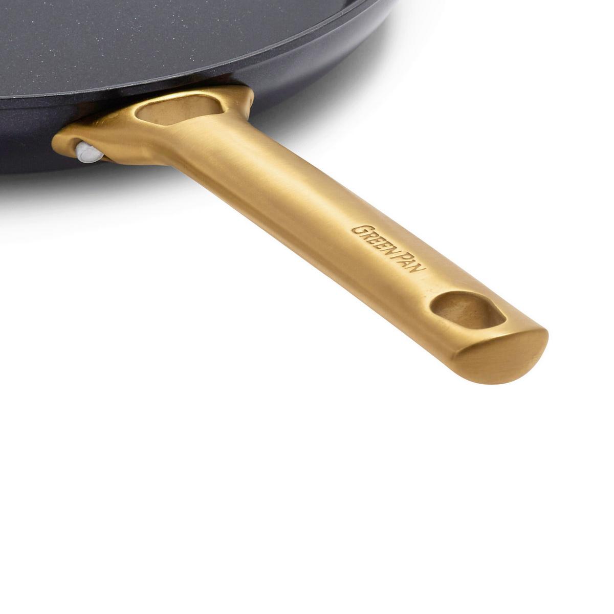 Pfannenset Padova Reserve Schwarz/Goldfarben D: 20/26 cm - Goldfarben/Schwarz, Basics, Metall (20 & 26cm) - GreenPan