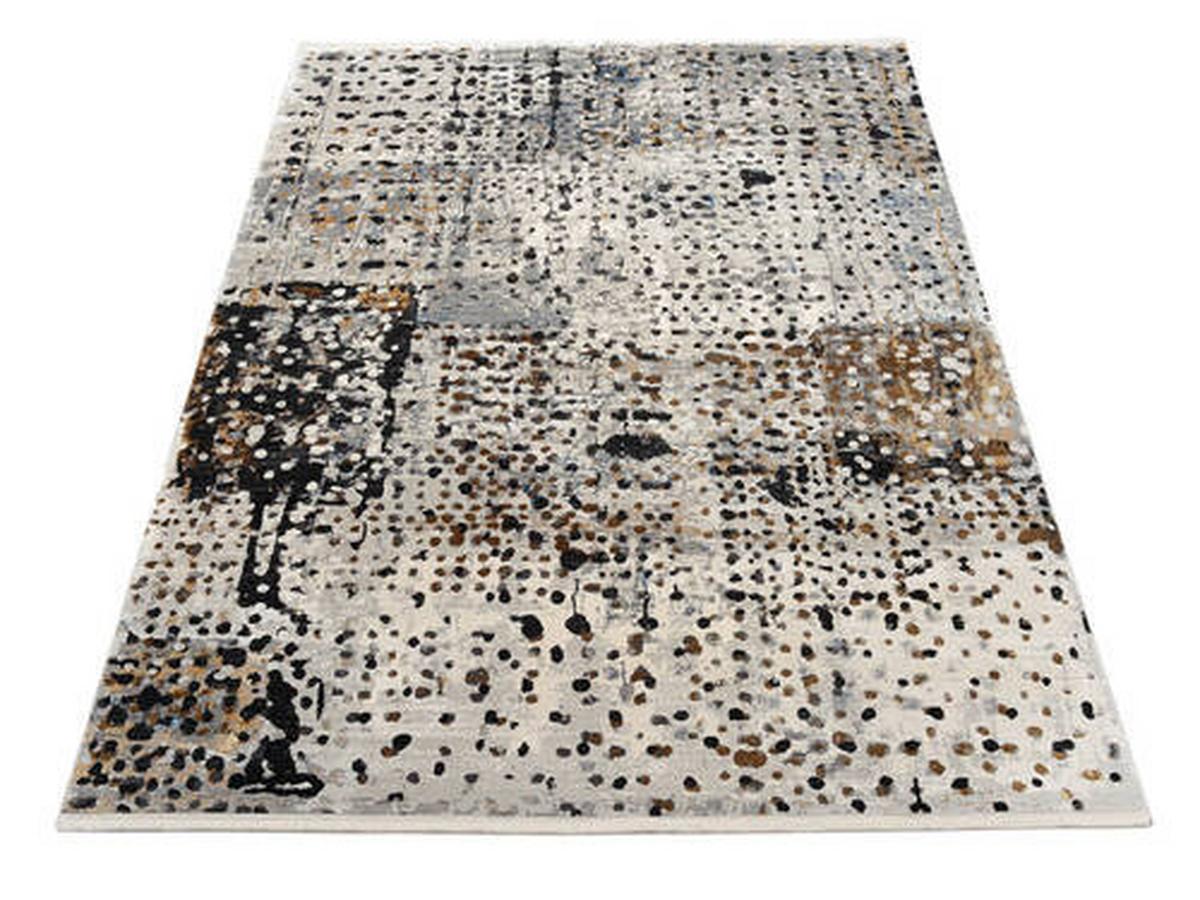 Webteppich Multicolor Colorado Point - Dunkelgrau/Multicolor, Design, Textil (67/130cm) - Musterring