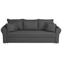 Schlafsofa Sara - Schwarz/Grau, Design, Textil (235/75/90cm) - P & B