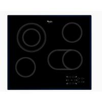 Beépíthető Főzőlap Üvegkerámia - fekete, Üveg/fém (58/46/4,25cm) - Whirlpool