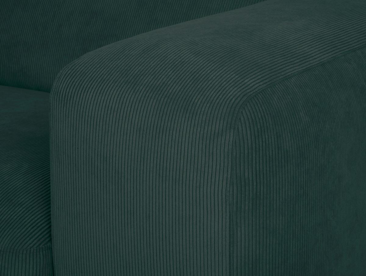 Ecksofa Hannah Grün 170x252 cm - Schwarz/Grün, Design, Textil (170/252cm) - MID.YOU