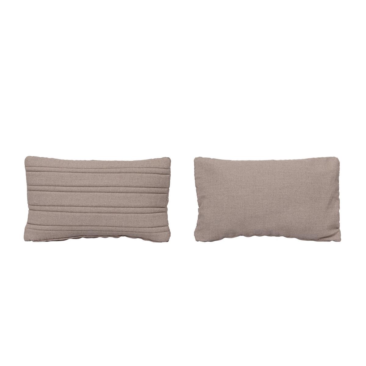 OUTDOOR-KISSEN LINE - Naturfarben, MODERN, Textil (50/30cm) - Gardenson