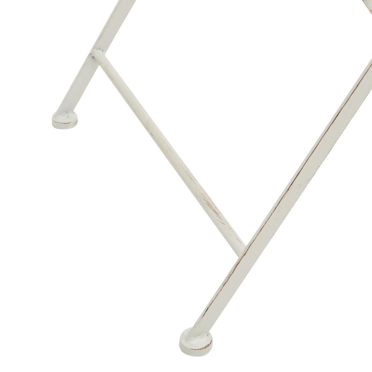 Balkonmöbel Set Malta Aus Eisen - Weiß, MODERN, Metall - Ondega