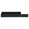 Bettkasten Unit B: 149,5 cm Anthrazit mit Rollen - Anthrazit, KONVENTIONELL, Holzwerkstoff (149,5/21/68,5cm) - Ondega