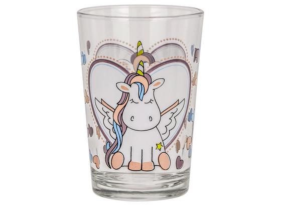 Trinkglas Malvine - Klar/Multicolor, Glas (6,8/9,9cm) - Ombra Trinkglas Malvine - Klar/Multicolor, Glas (6,8/9,9cm) - Ombra