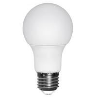 LED žiarovka E27, 9W, 230V - opálová, plast (6/11cm)