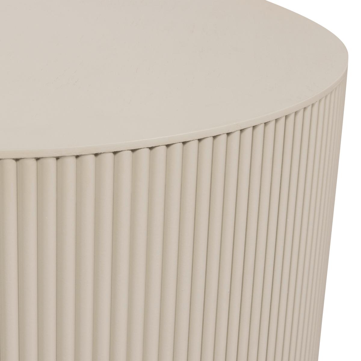 Beistelltisch Sanne Beige L: 60 Cm - Beige, Design, Holzwerkstoff (60/60/40cm) - Livetastic