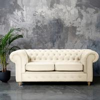 Schlafsofa Laura Cremen, B: 190cm - Creme/Braun, Design, Textil (190/74/91cm) - P & B