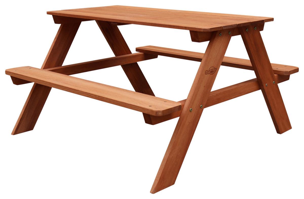 Gartengarnitur C052.004.00 - Braun, KONVENTIONELL, Holz (89/50,5/89cm) - Ambia Garden