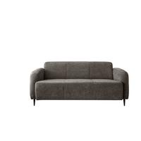 3-Sitzer-Sofa Marone Graubraun B: 180cm - Graubraun/Schwarz, MODERN, Textil (180/76/90cm) - Livetastic