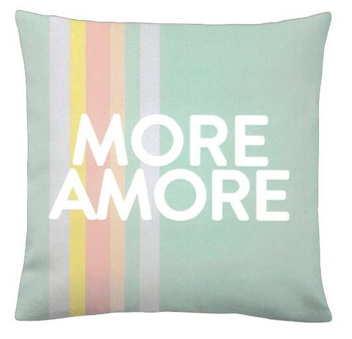 DEKORAČNÝ VANKÚŠ MORE AMORE -EXT- - modrá, Konventionell, textil (45/45cm) - Mömax