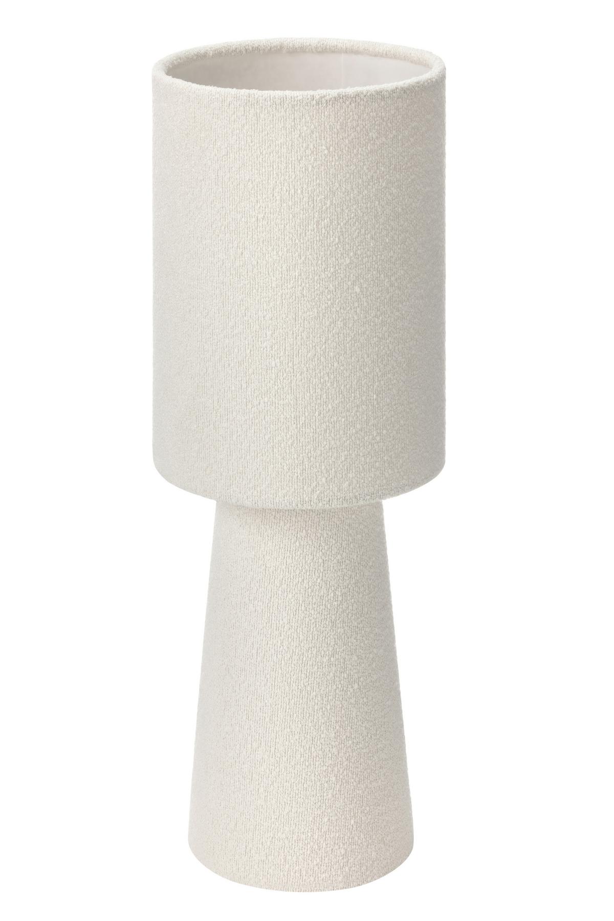 STOLNÍ LAMPA WITE - bílá, Moderní, kov/textil (20/20/58cm) - Mömax
