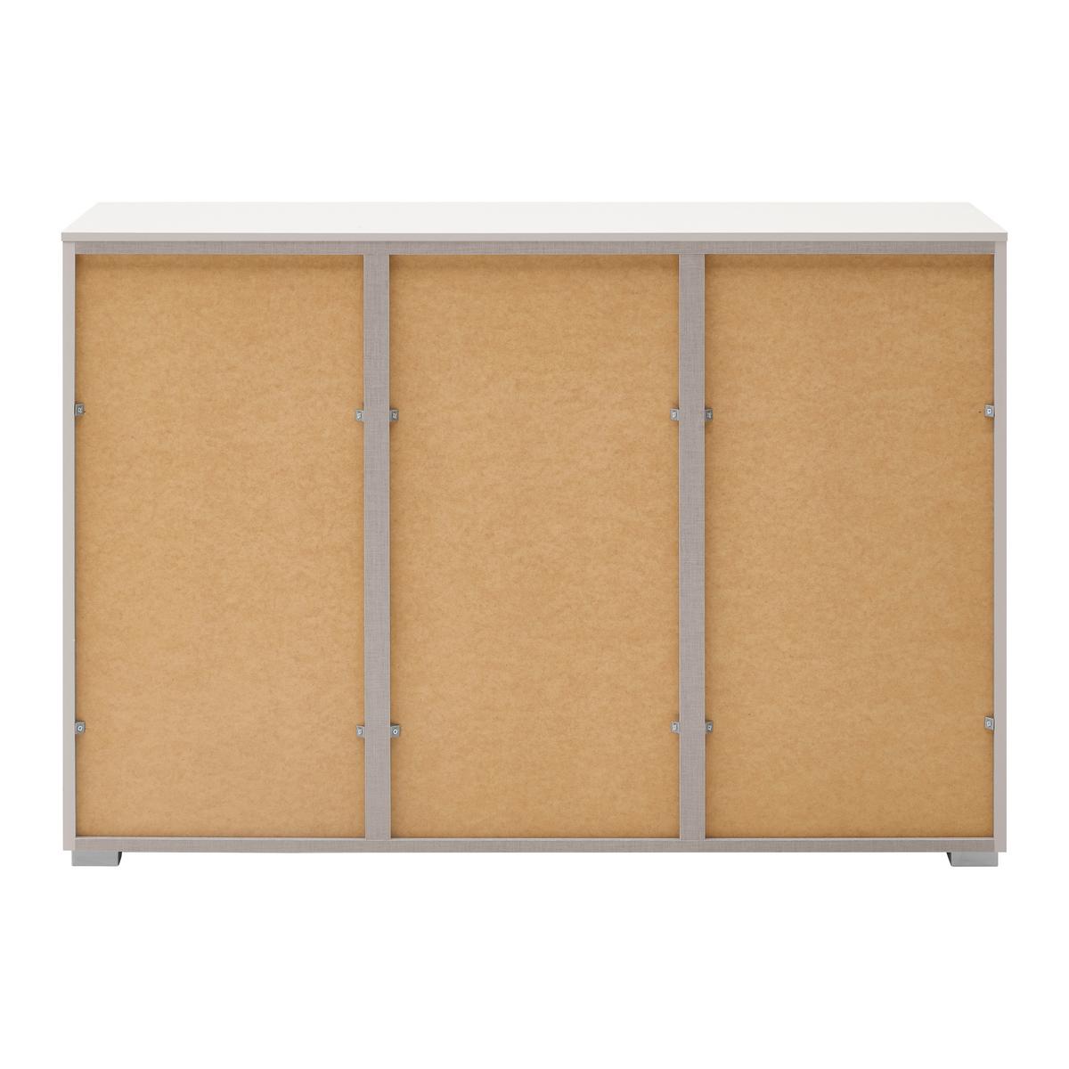 Komoda BRIONA dekor šampanská - šampanská, Konventionell, kov/kompozitné drevo (120/80/42cm) - Premium Living