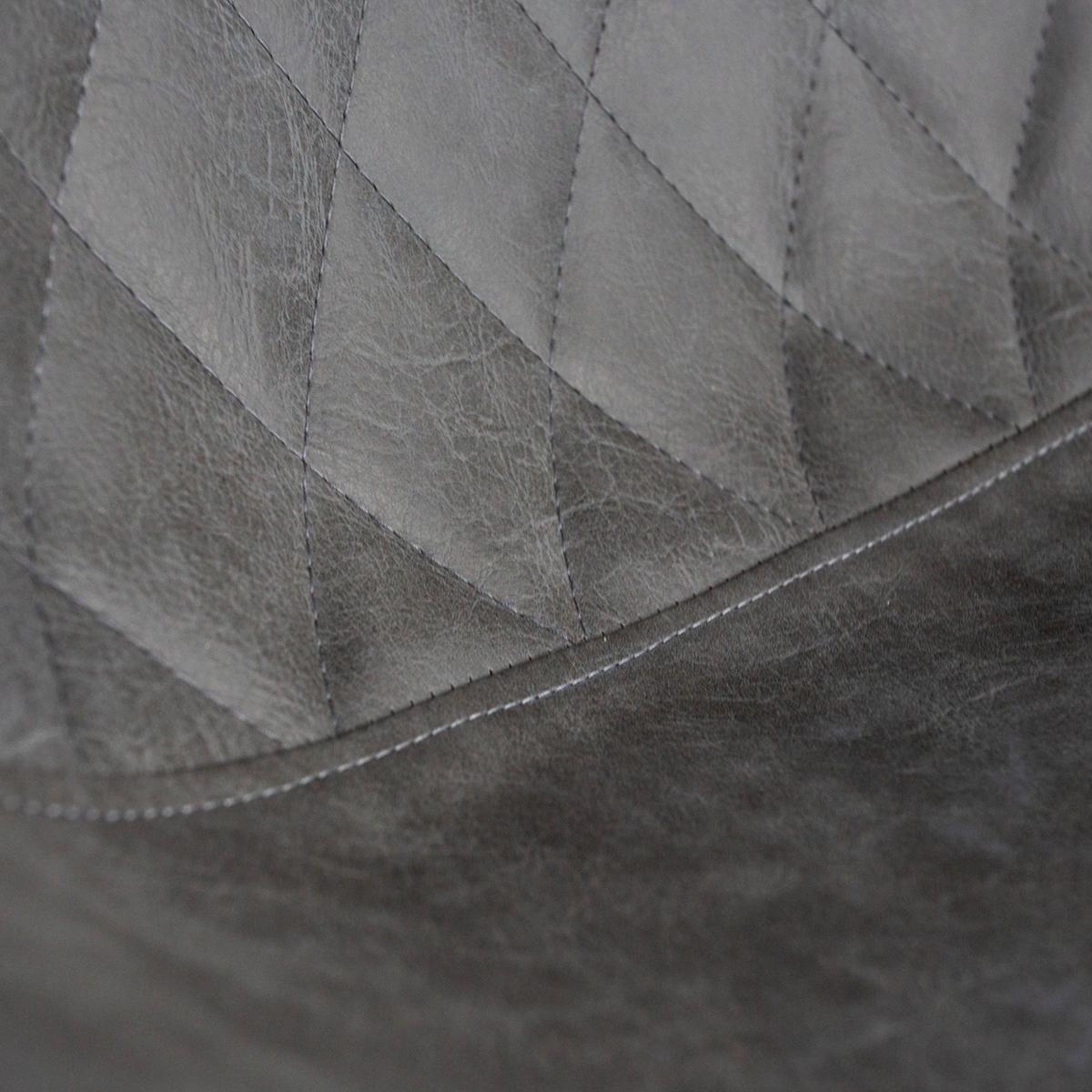 Barhocker-set Bowie - Anthrazit/Schwarz, KONVENTIONELL, Textil/Metall (50/102/55cm) - MID.YOU
