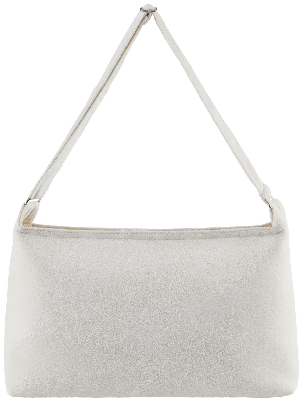 Handtasche Anika - Weiß, ROMANTIK / LANDHAUS, Textil (28/52/12cm) - James Wood