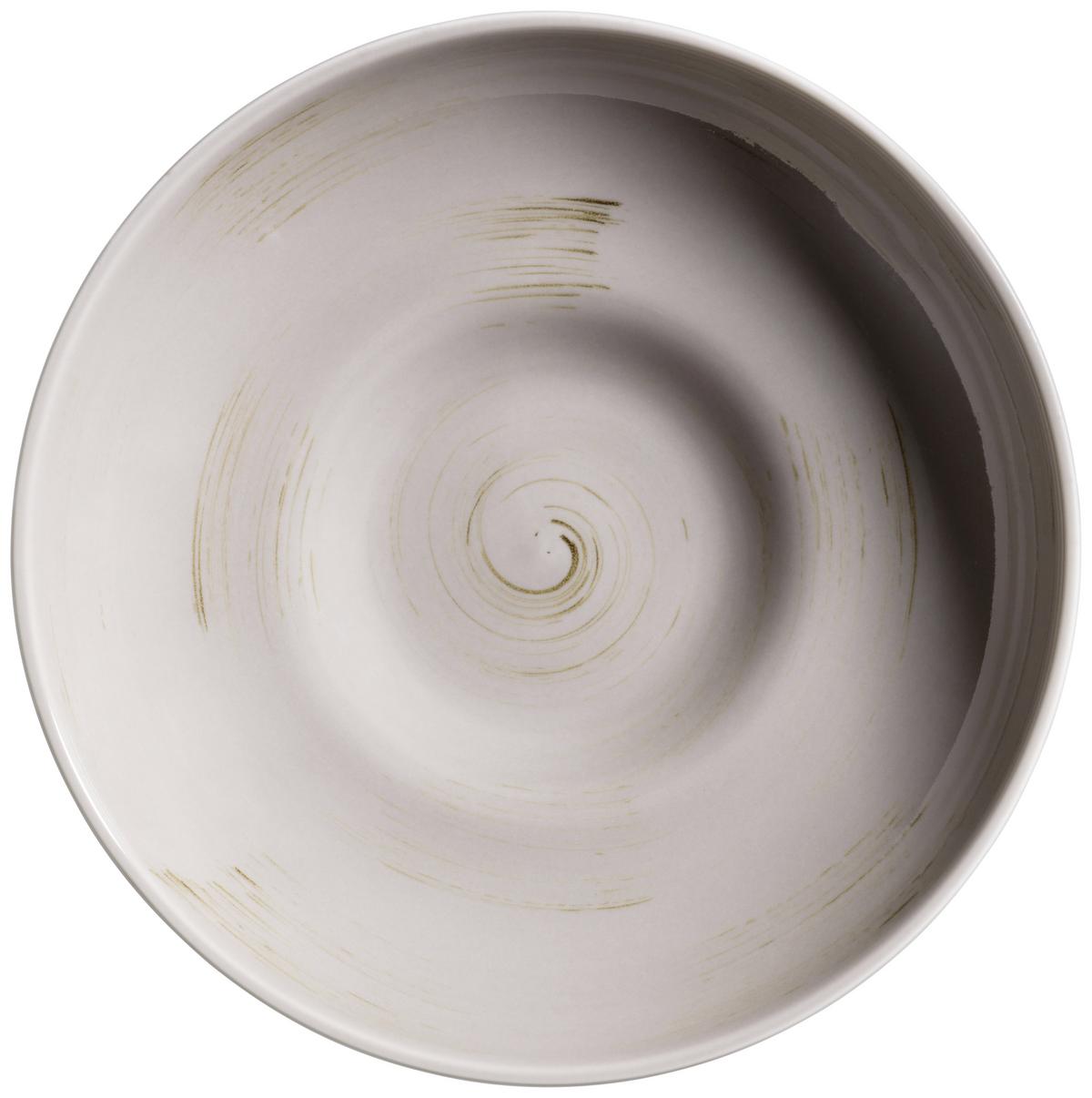 Kombiservice Derby Blau Grau Weiß Beige - Blau/Beige, Basics, Keramik (33/31,5/35cm) - Mäser