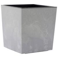 Pflanzentopf Grau B: 40 Cm - Grau, Basics, Kunststoff (40/41/40cm) - Siena Garden