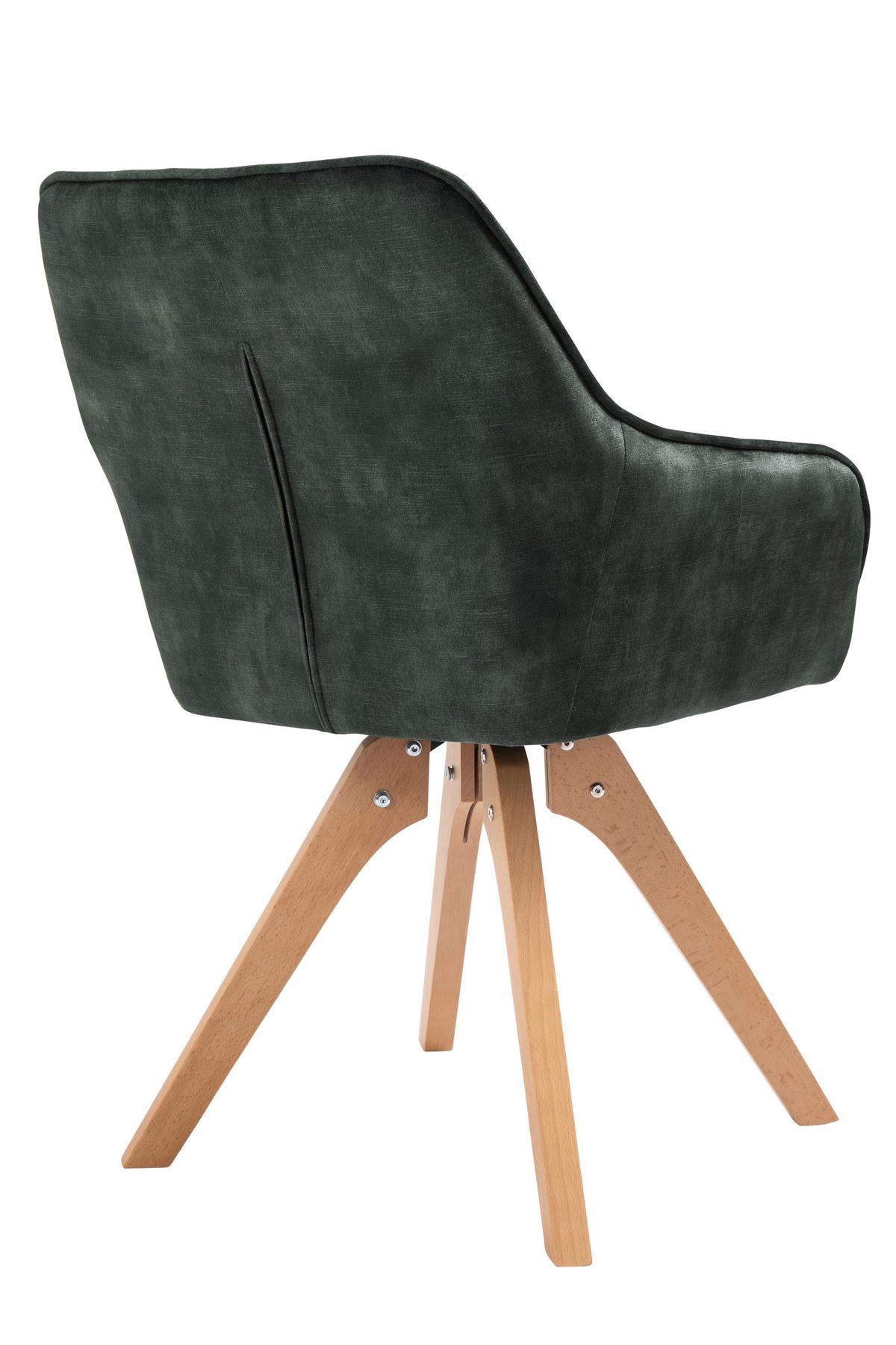 Tischgruppe Weiß/Dunkelgrüm B: 160 cm - Dunkelgrün/Weiß, MODERN, Holz/Holzwerkstoff (160/90/76cm) - Livetastic