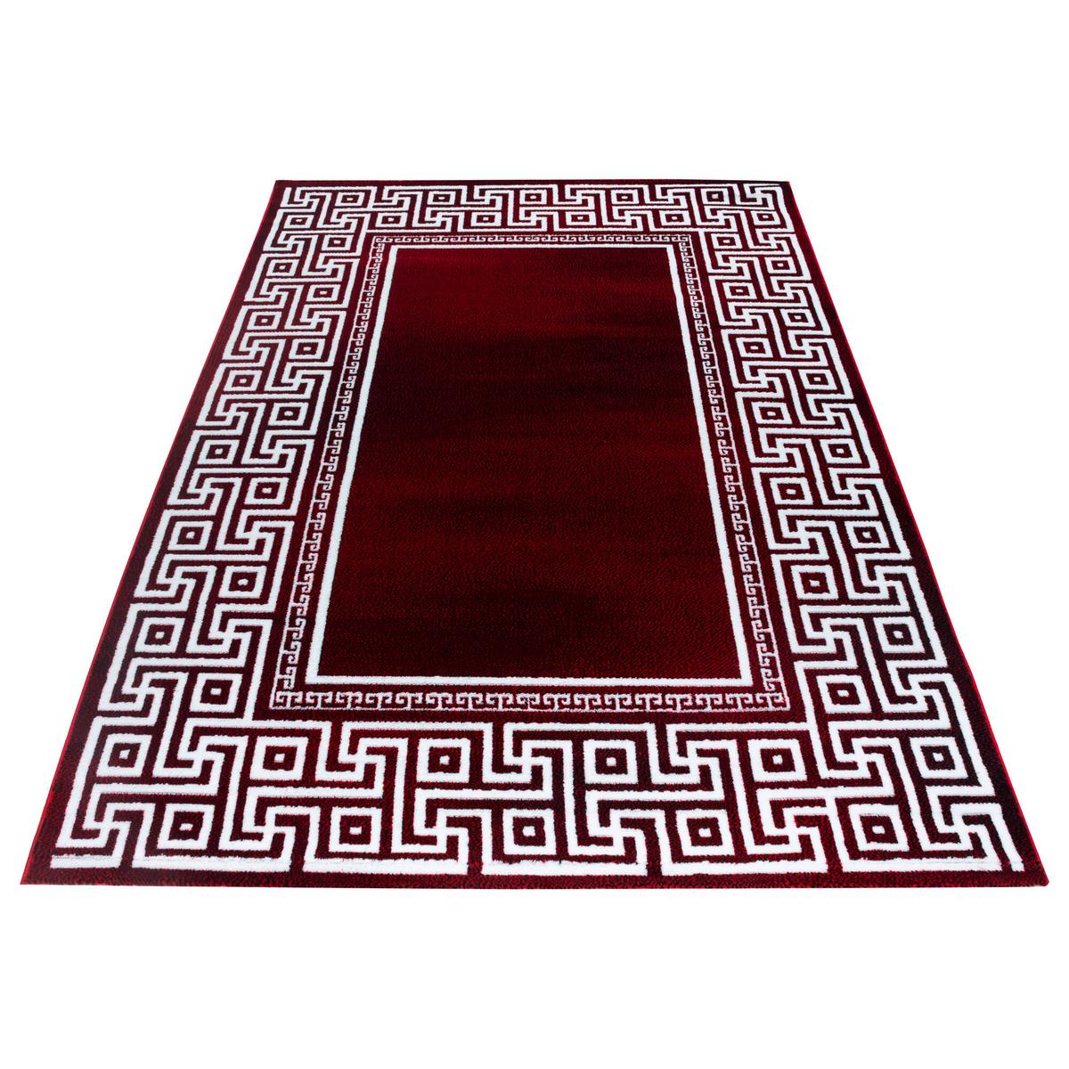 Flachwebteppich Parma - Rot, Design, Textil (140/200cm) - Novel