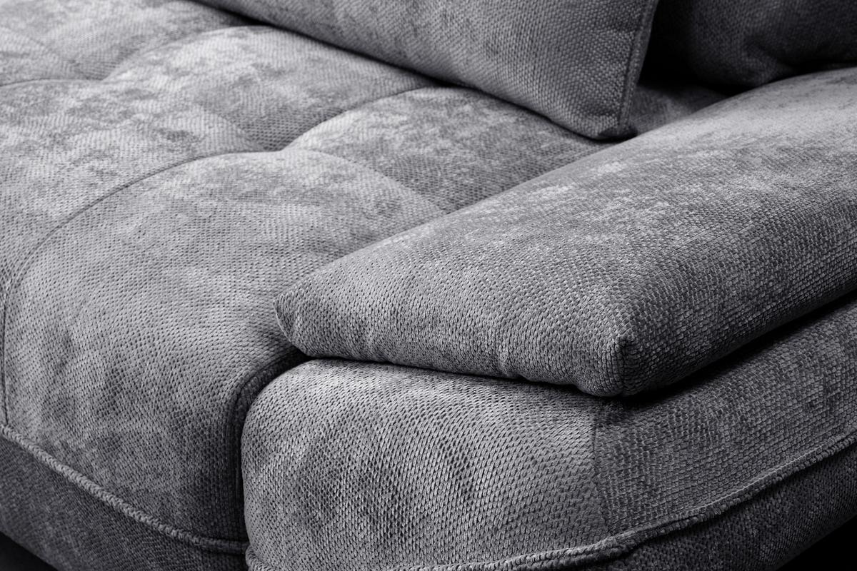 Schlafsofa Elma Dunkelgrau B: 280cm - Dunkelgrau/Schwarz, KONVENTIONELL, Holz/Holzwerkstoff (280/73-93/107cm) - MID.YOU