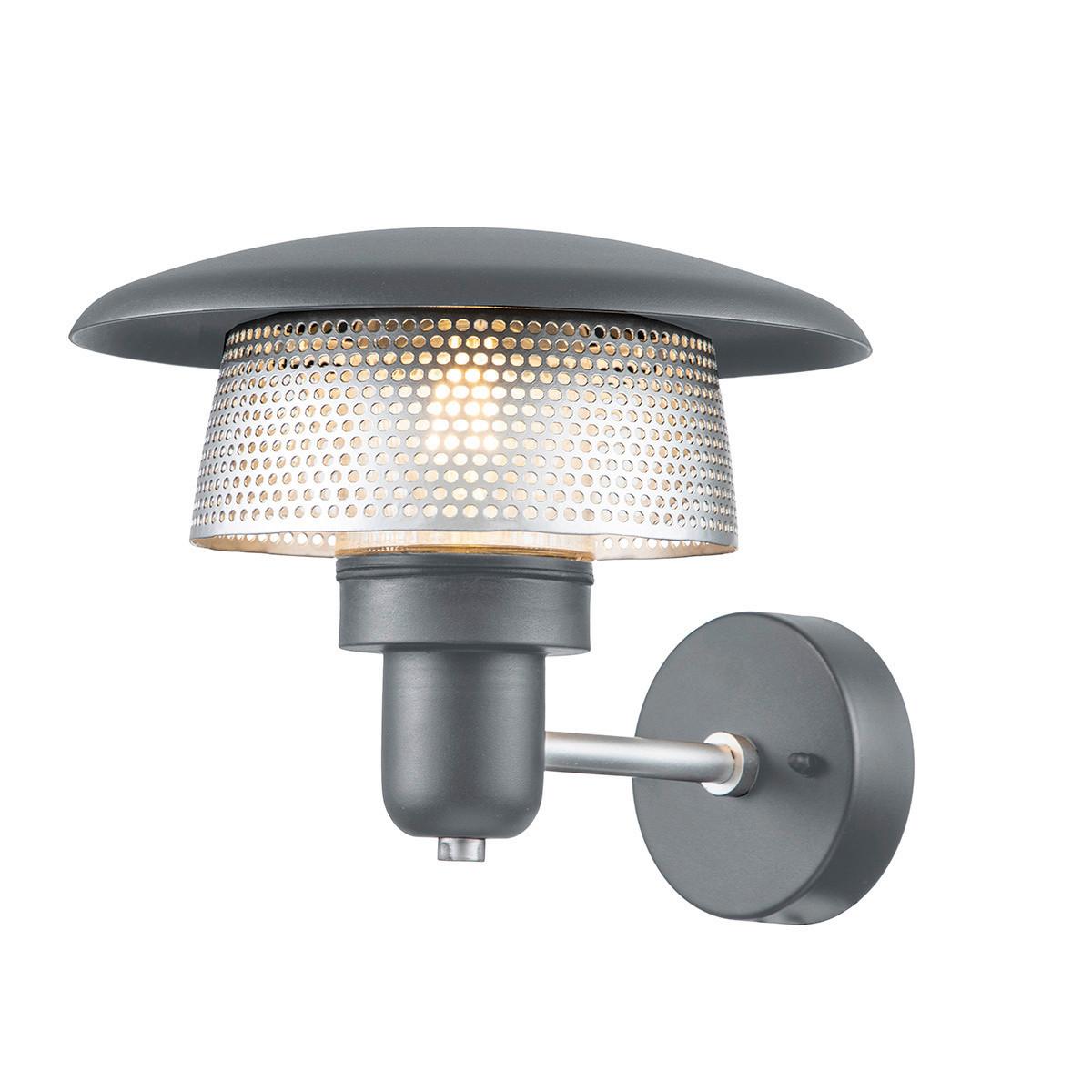 AUSSENWANDLEUCHTE SATURNE - KONVENTIONELL, Glas/Metall (27/21/29,5cm) - Elstead Lighting