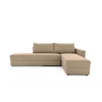 Ecksofa Looks IIi - Beige/Schwarz, Design, Textil (229/287cm) - LOOKS by W.Joop