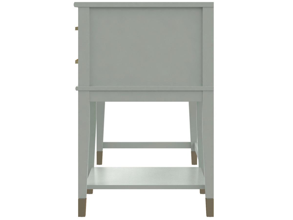 Schreibtisch Westerleigh Grün L: 115cm - Grün, Design, Holzwerkstoff/Metall (115/49/77cm) - MID.YOU