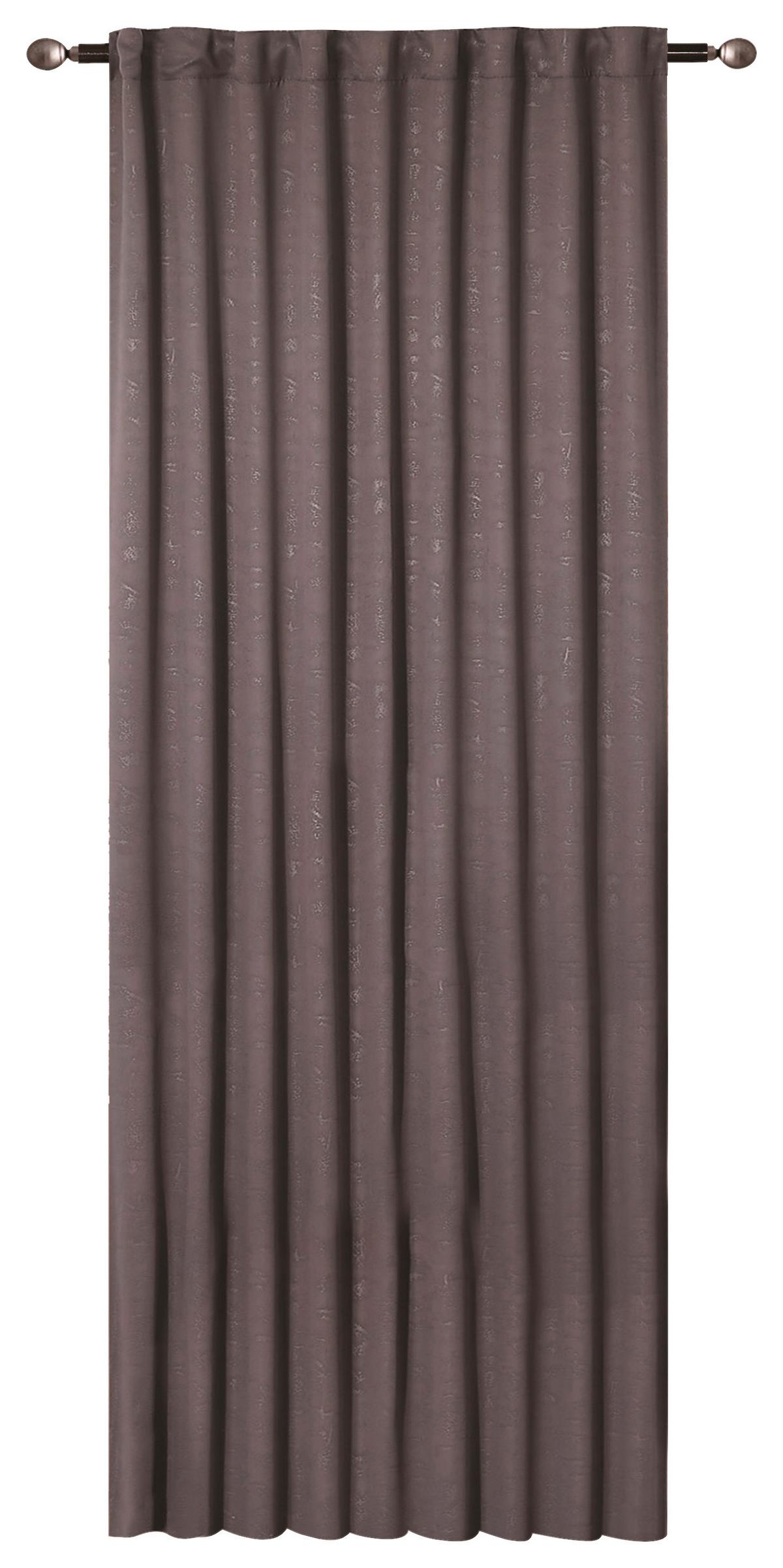 Verdunkelungsvorhang Vera - Anthrazit, ROMANTIK / LANDHAUS, Textil (135/175cm) - James Wood