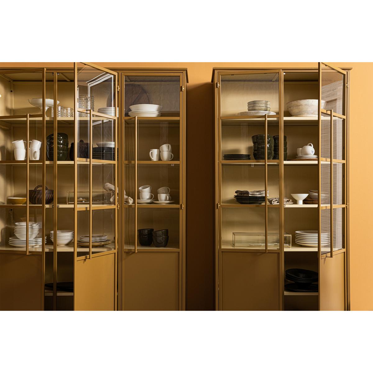 Vitrine Exhibit Honig B: 96 Cm - Honig, Design, Glas/Metall (96/200/40cm) - Livetastic