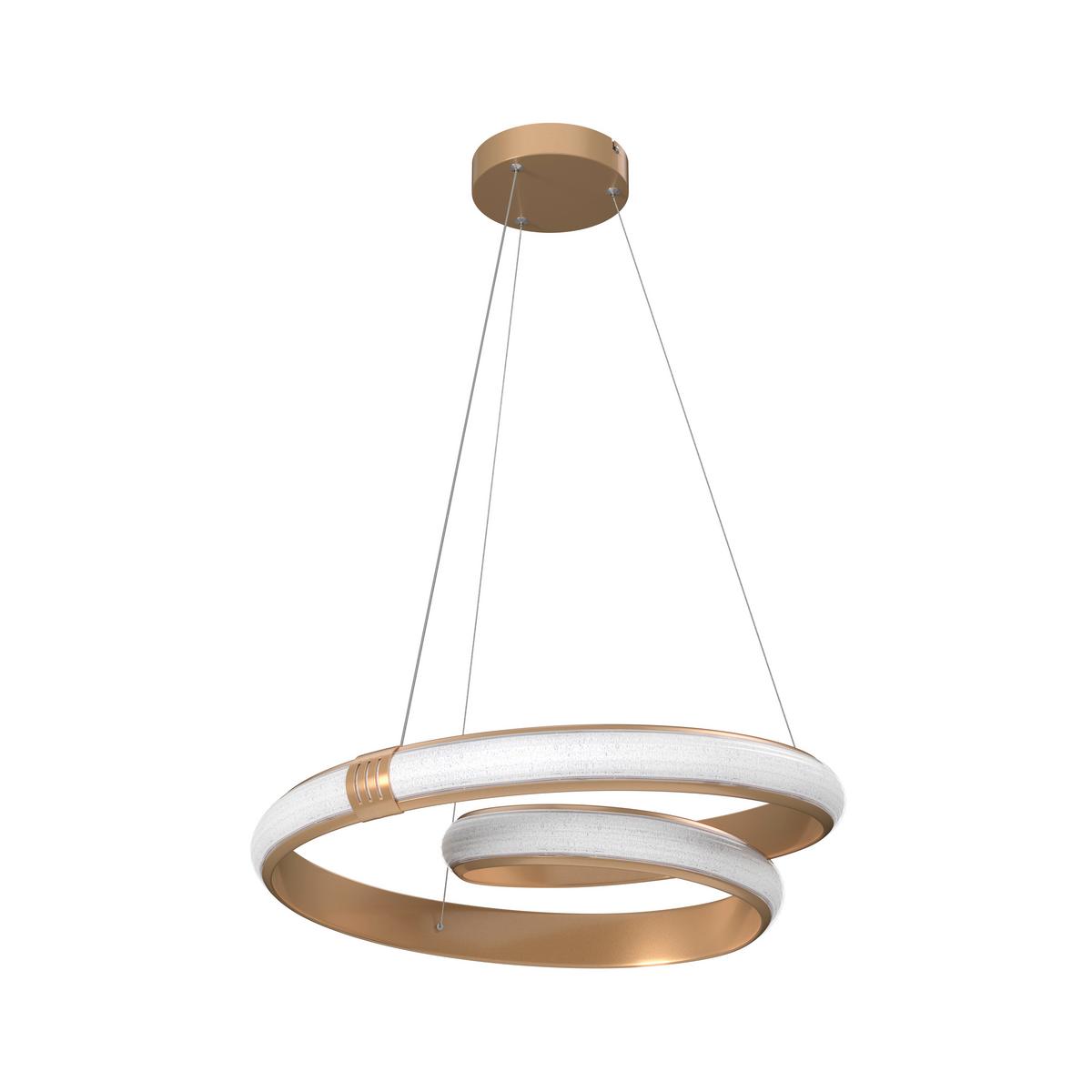 Led Függőlámpa Ceylan - cappuccino, Basics, műanyag/fém (50/120cm) - Luca Bessoni