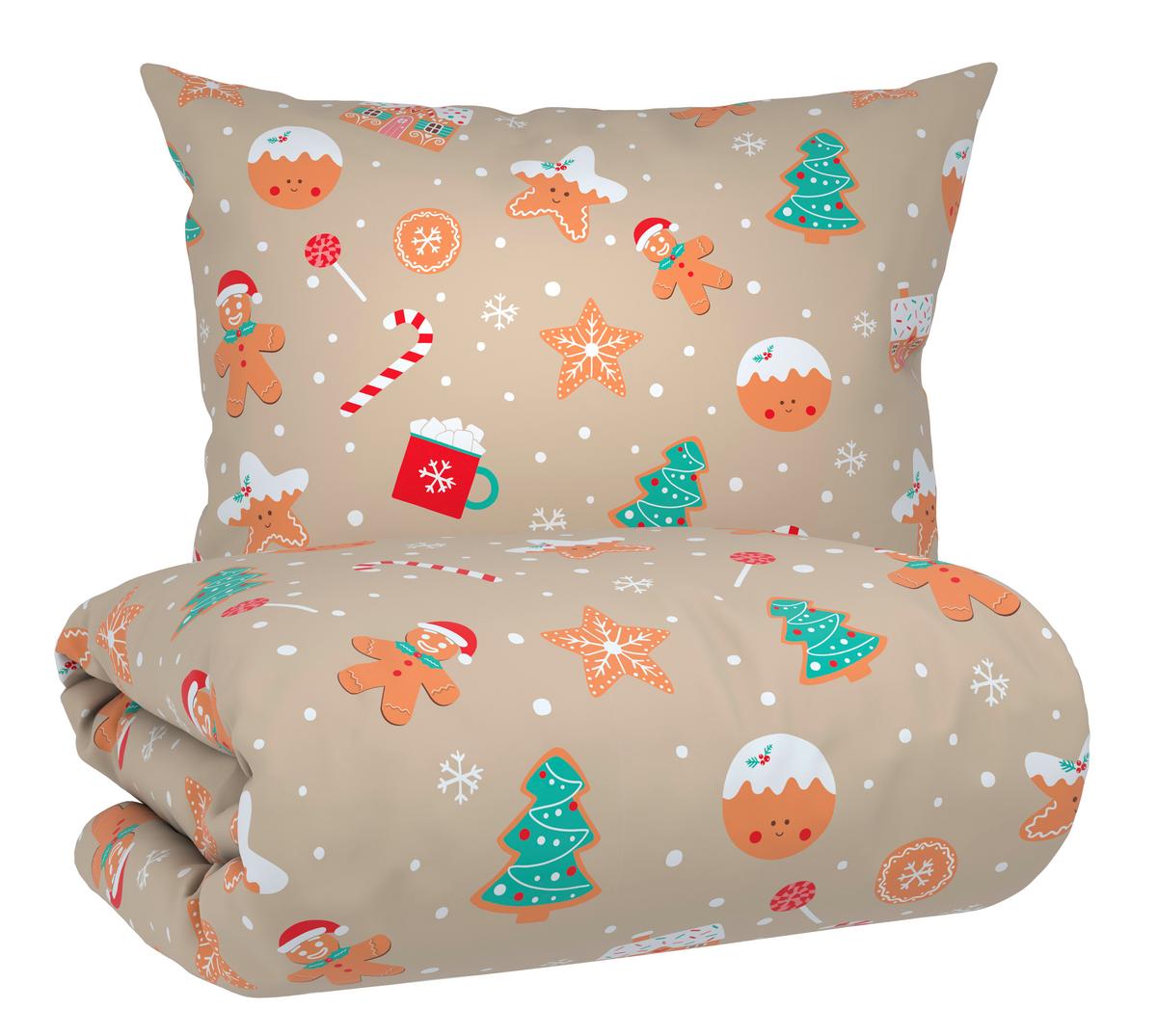 POSTEĽNÁ BIELIZEŇ LEBKUCHEN - viacfarebná, textil (140/200cm) - Mömax
