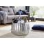 Runder Couchtisch Metall mit Ablage Jamal, Silberfarben - Silberfarben, LIFESTYLE, Metall (72/72/31cm) - Livetastic Runder Couchtisch Metall mit Ablage Jamal, Silberfarben - Silberfarben, LIFESTYLE, Metall (72/72/31cm) - Livetastic