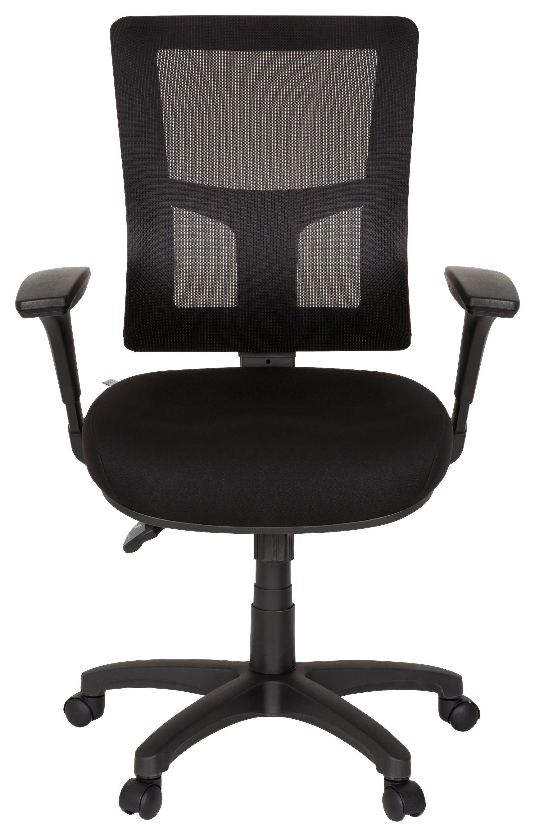 Drehstuhl Impact Pro Schwarz - Schwarz, MODERN, Kunststoff/Textil (71/116/62cm) - MID.YOU