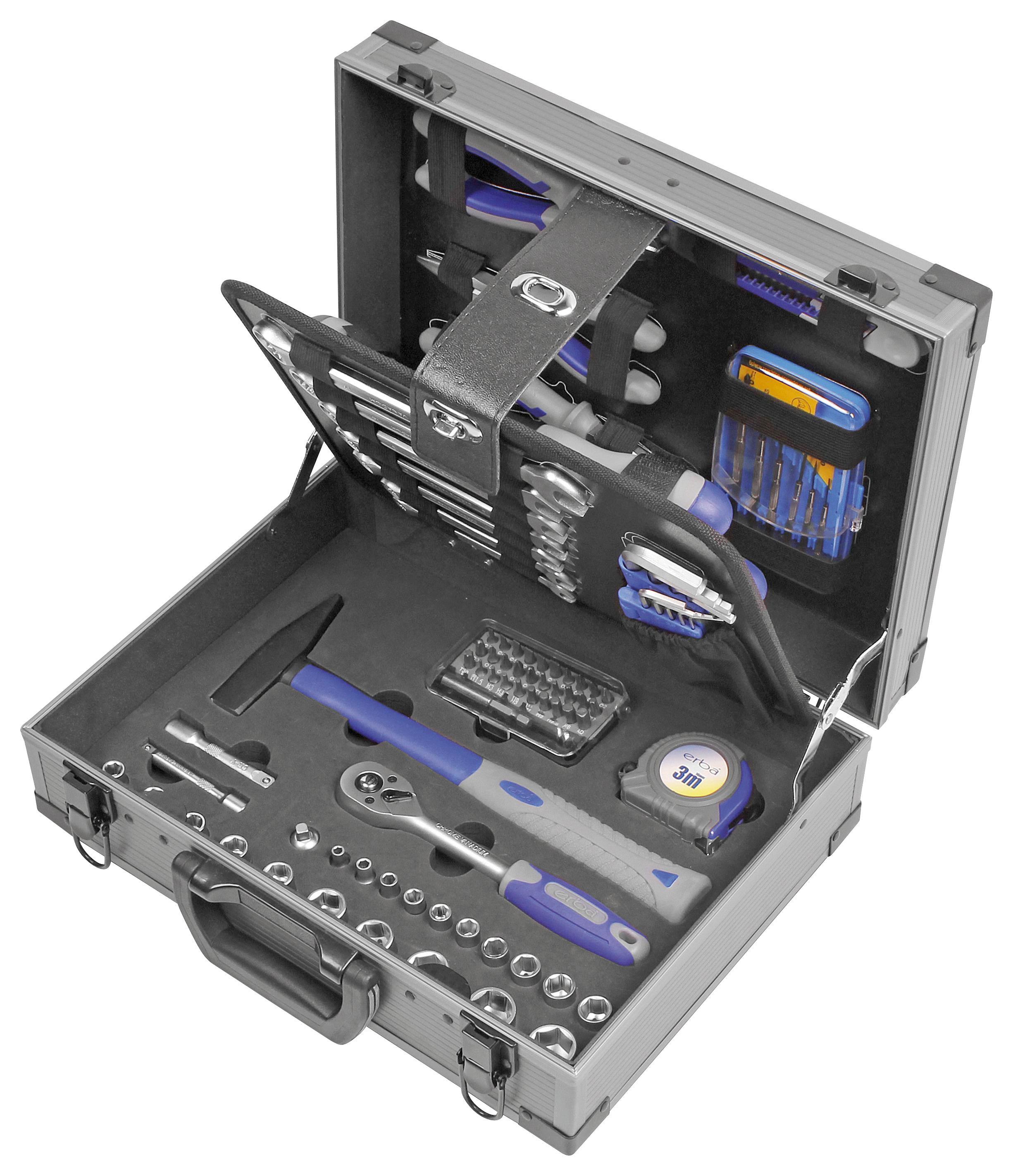 Werkzeugset 03181 89-teilig - Grau, MODERN, Metall (37/14/29,30cm) - Erba