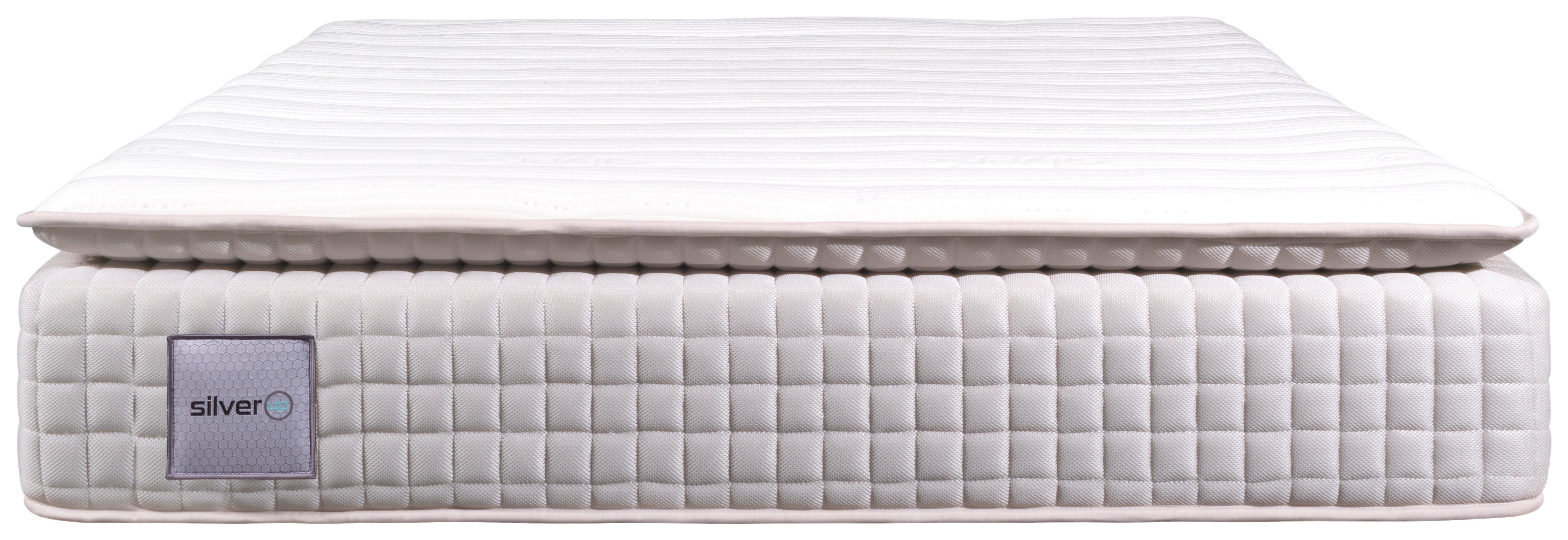 Taschenfederkernmatratze 180x200 cm H4 H: 33 cm - Weiß, Basics, Textil (180/200cm) - Livetastic