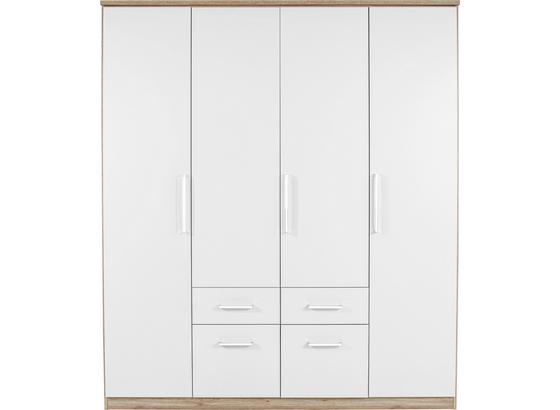 Ruhásszekrény Wien - tölgy színű/fehér, konvencionális, faanyagok (181/212/54cm) Ruhásszekrény Wien - tölgy színű/fehér, konvencionális, faanyagok (181/212/54cm)
