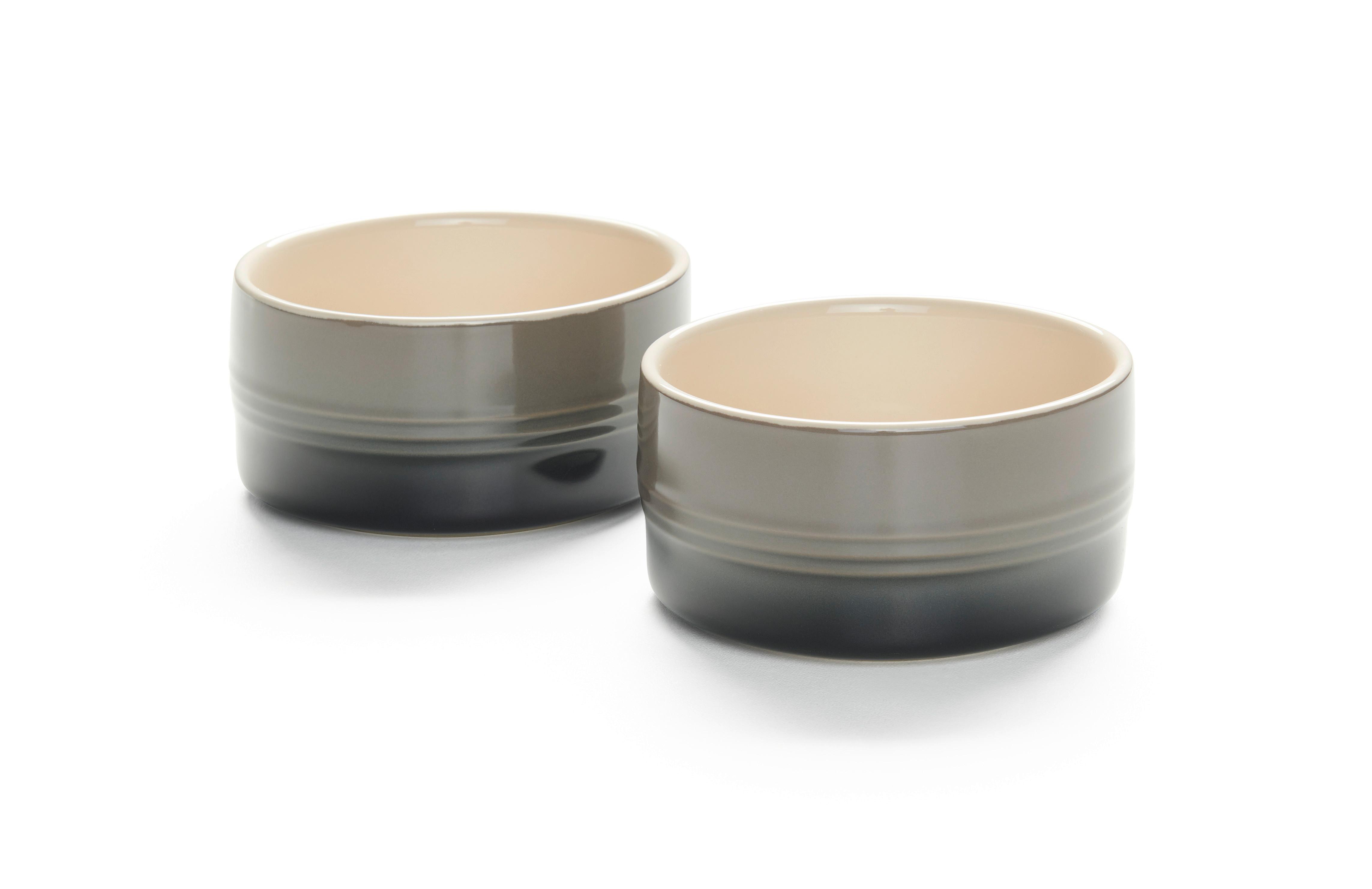 sada zapekacích mís ELISA - S - 2PCS - sivá, Konventionell, keramika - Mömax