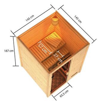 59900028 - Sauna TOULOUSE 7978 Finnische Sauna für zwei Personen