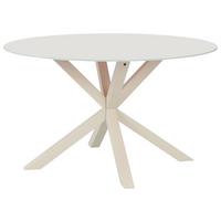 Esstisch Vanda Kaschmir D: 130 cm - Kaschmir, MODERN, Glas/Metall (130/130/75,5cm) - P & B
