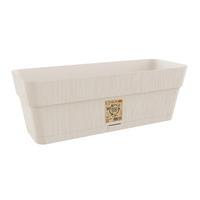 Műanyag Balkonláda Ethica - krémszínű, Basics, műanyag (18/17/50cm)